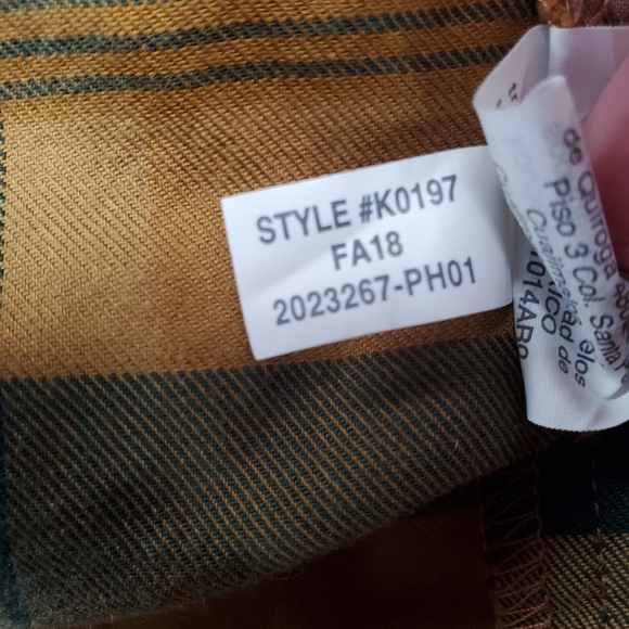 Madewell Flannel Sunday Shirt in Seconda Plaid Womens Size XS Pockets - Picture 10 of 12